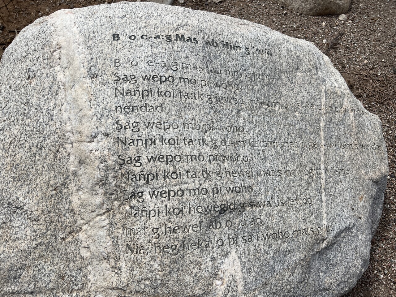 Poetry in motion along stretch of Mountain Avenue